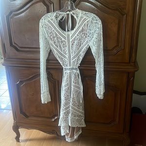For Love and Lemons White Lace Dress